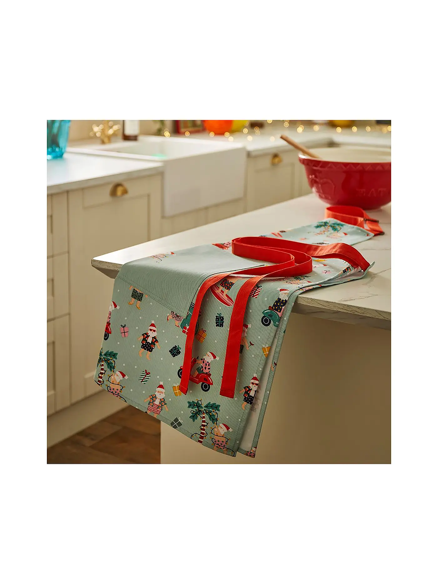 ULSTER WEAVERS | Schürze Recycled Nutcracker Parade | mint